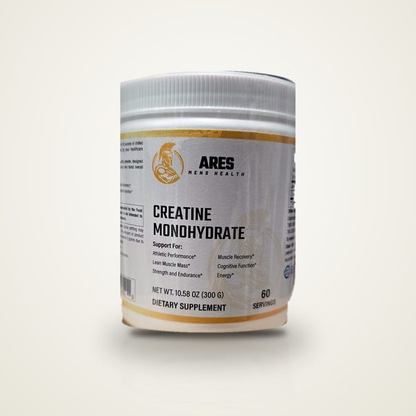 Ares Men's Health Creatine Monohydrate, 300g jar, 60 servings